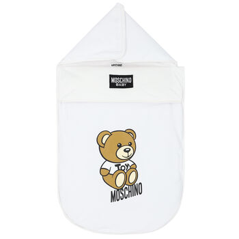 White Teddy Bear Logo Baby Nest