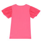 طقم شورت باللون الوردي والأبيض, 1, hi-res