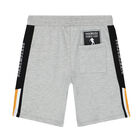 شورت قطن باللون الرمادي والأسود للأولاد, 1, hi-res