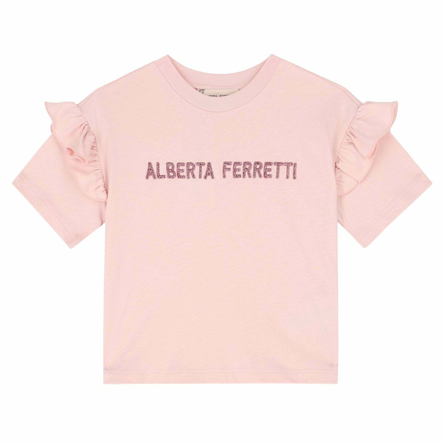 Girls Pink Logo T-Shirt, 1, hi-res