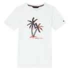 Boys White Palm Tree T-Shirt, 1, hi-res