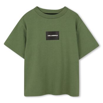 Boys Green Logo T-Shirt