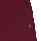 Boys Burgundy Logo Joggers, 1, hi-res