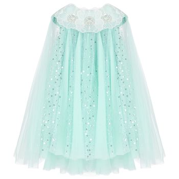 Girls Green Sequin Tulle Dress
