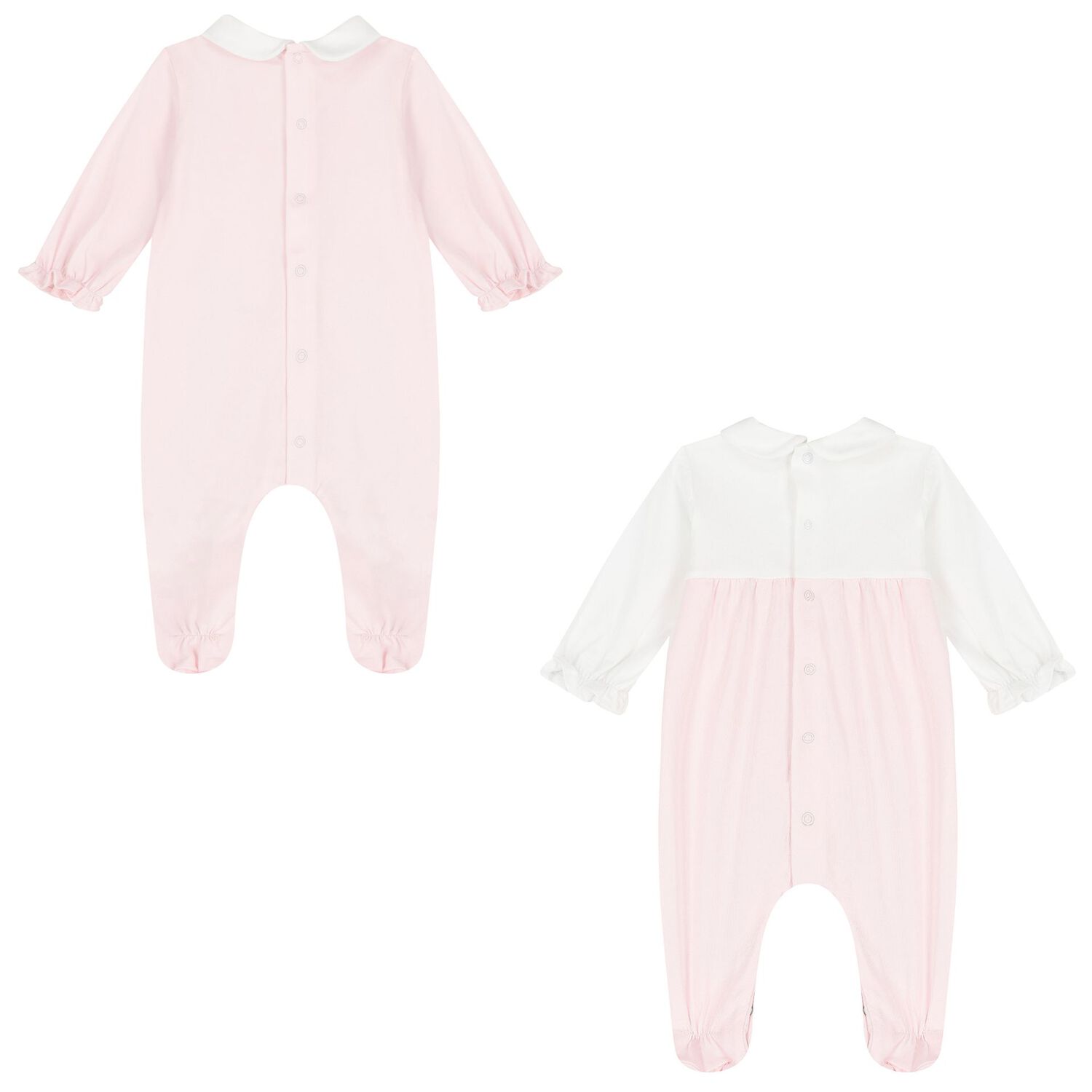 افارول للبنات باللونين الأبيض والوردي (قطعتين), 2, hi-res