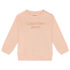 Younger Girls Pink Logo Tracksuit, 1, hi-res