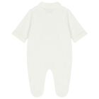 Baby Boys Ivory Crown Babygrow, 1, hi-res