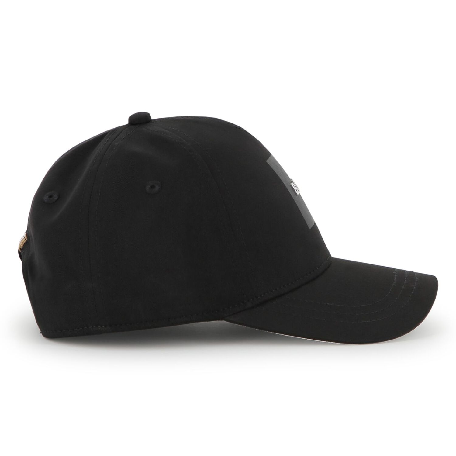 Boys Black Logo Cap, 1, hi-res