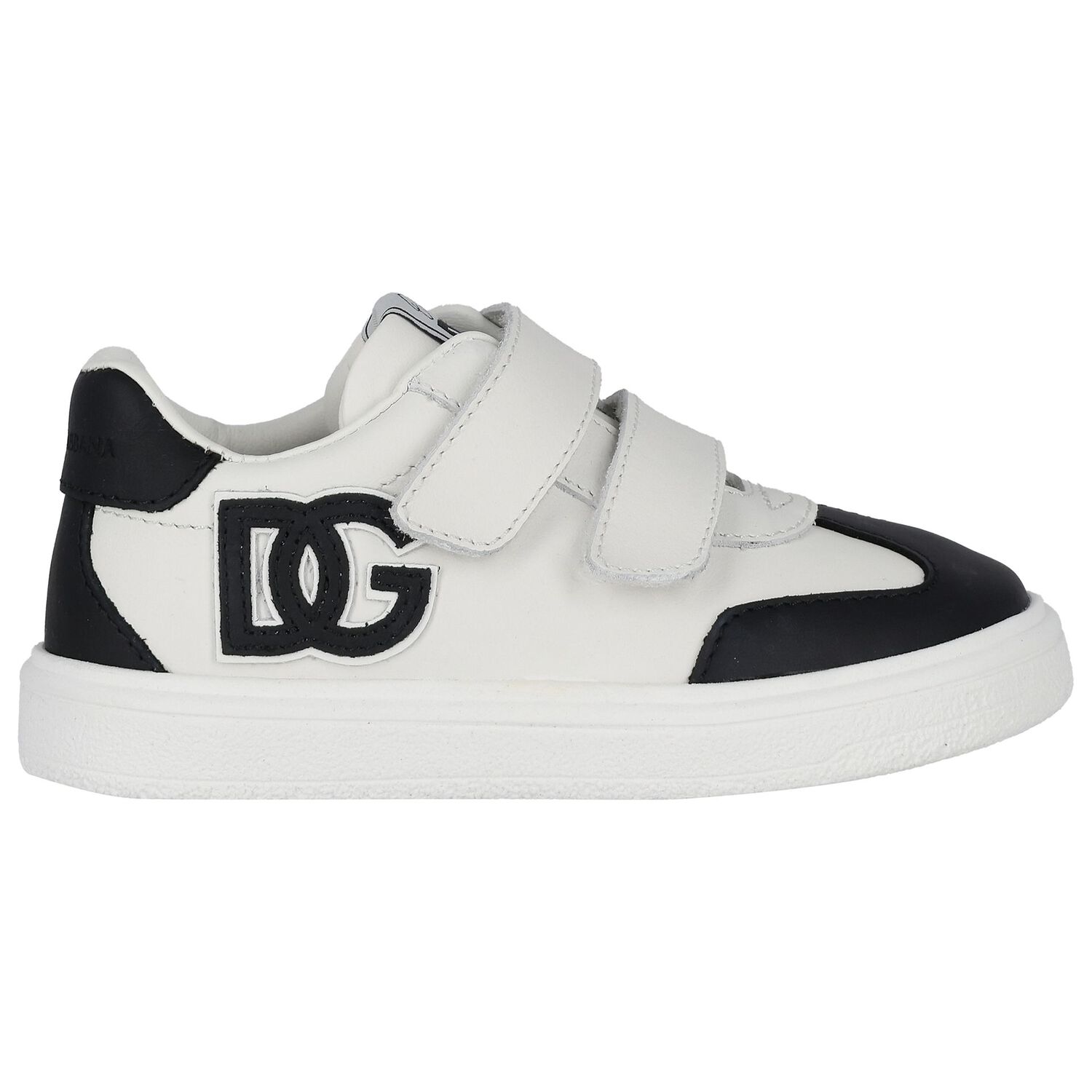 حذاء رياضي بشعار أبيض وأسود للأولاد, 1, hi-res image number null