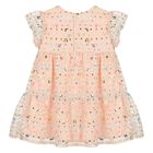 فستان بنات بالشعار باللون الوردي , 2, hi-res