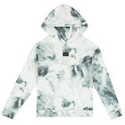 Blue & White Tie Dye Logo Hooded Top, 1, hi-res