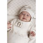 Ivory & Gold Logo Baby Nest, 1, hi-res