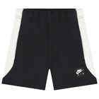 شورت اولاد بالشعار باللون الاسود والعاجى , 1, hi-res