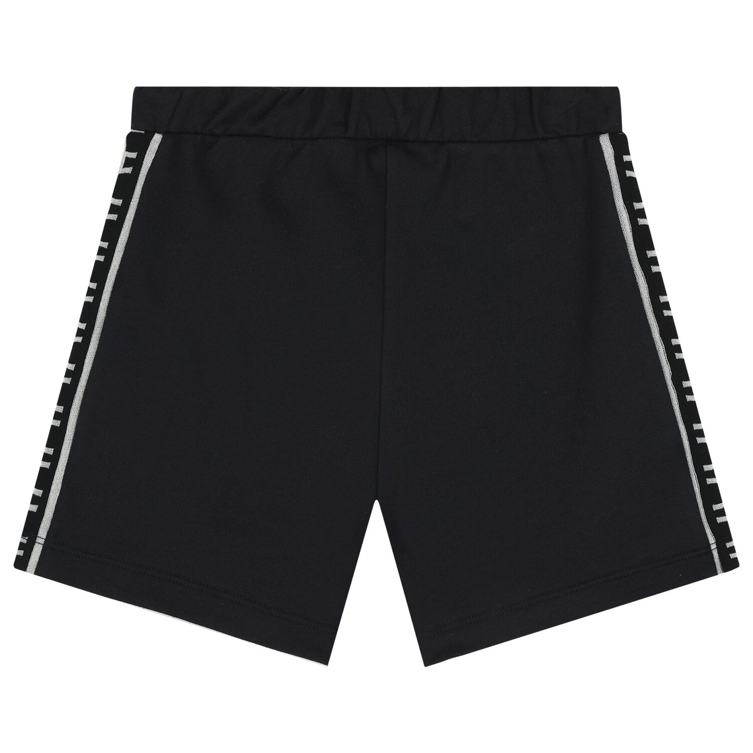 Girls Black Logo Shorts , 2, hi-res