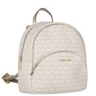 Girls Ivory & Gold Logo Backpack, 1, hi-res