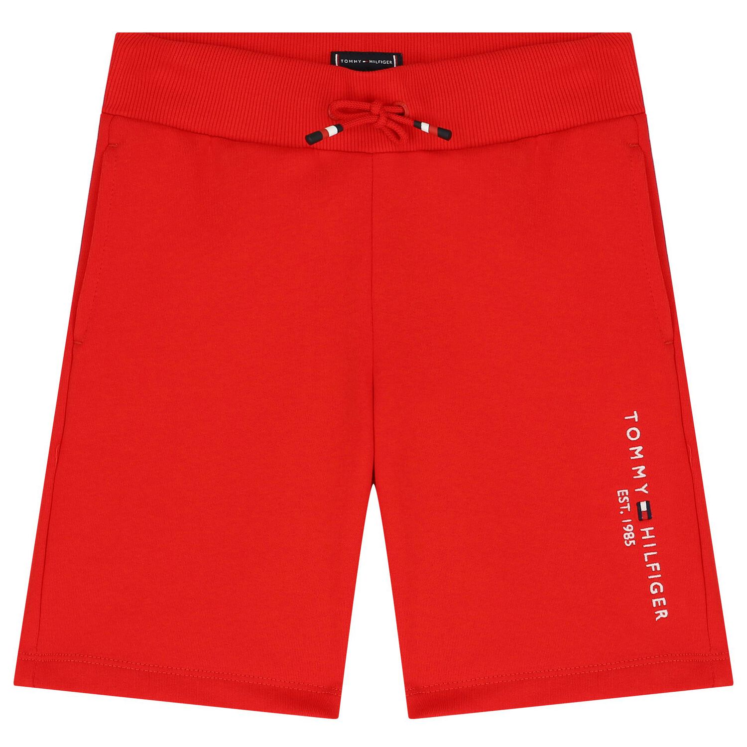 Boys White & Red Logo Shorts Set, 3, hi-res