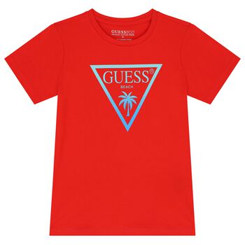 Boys Red Logo T-Shirt