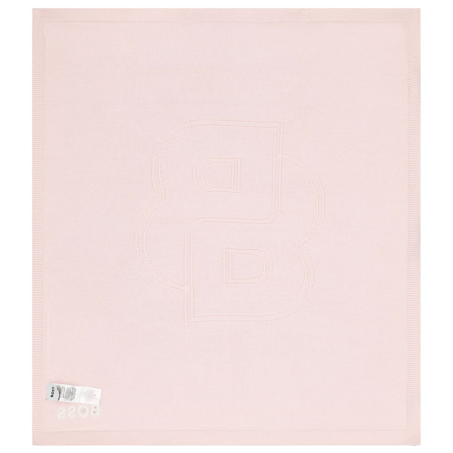 بطانية بنات منسوجة بالشعار باللون الوردي , 1, hi-res