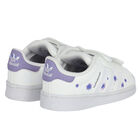 White & Purple Superstar Trainers, 1, hi-res