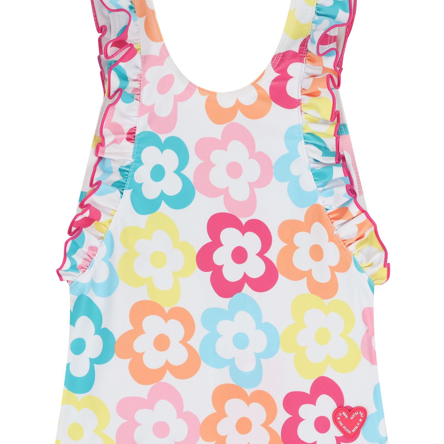 Girls Multi-Coloured Swimsuit, 1, hi-res