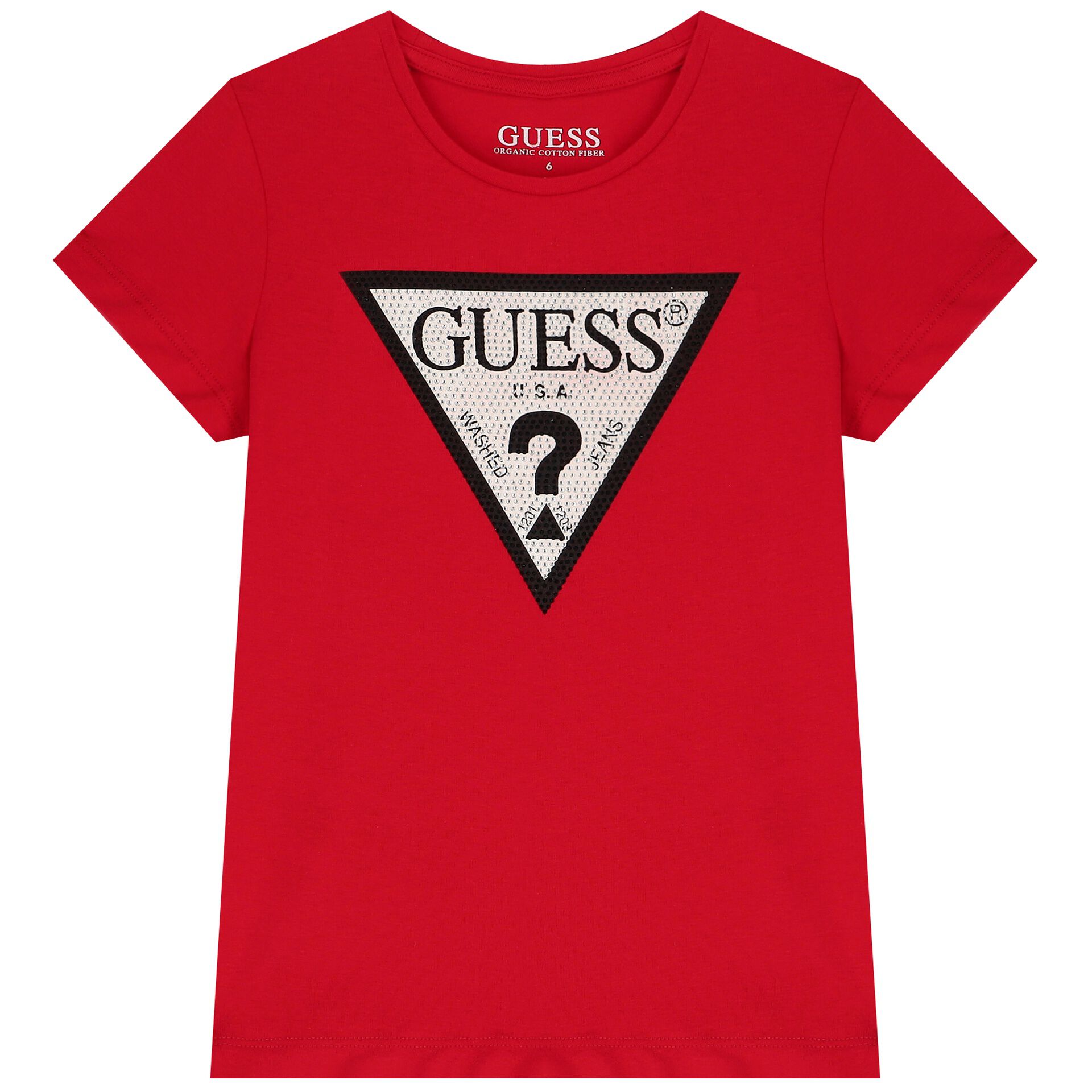 Guess shirt red deals