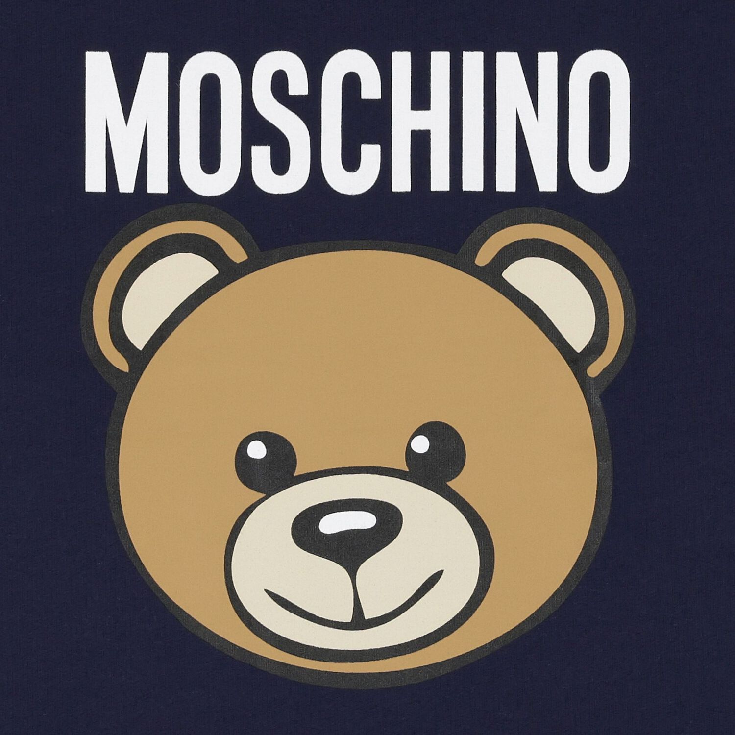 Navy Blue Teddy Bear Logo Baby Blanket, 2, hi-res image number null