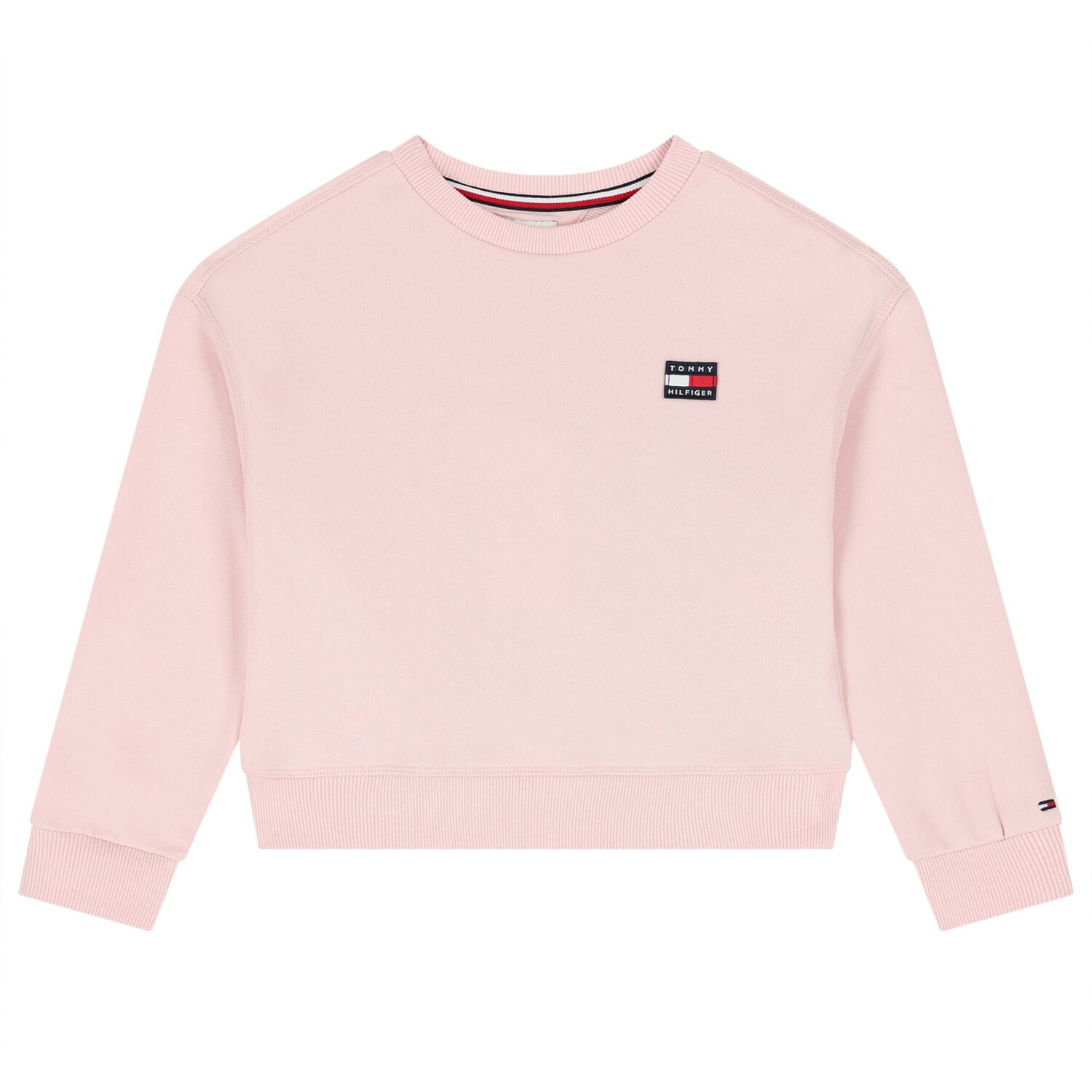 Girls Pink Logo Sweatshirt, 1, hi-res