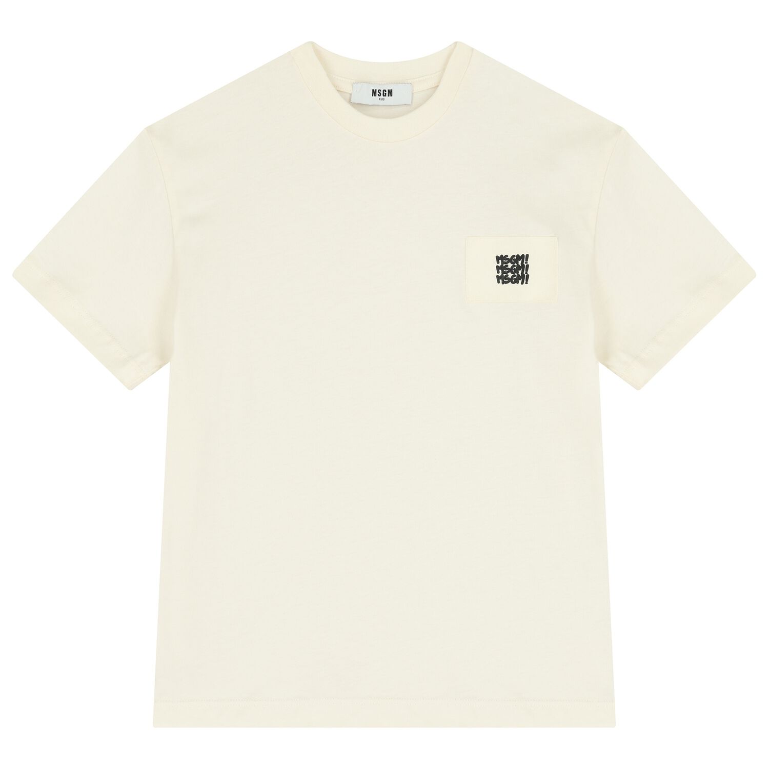 Boys Ivory Logo T-Shirt, 1, hi-res