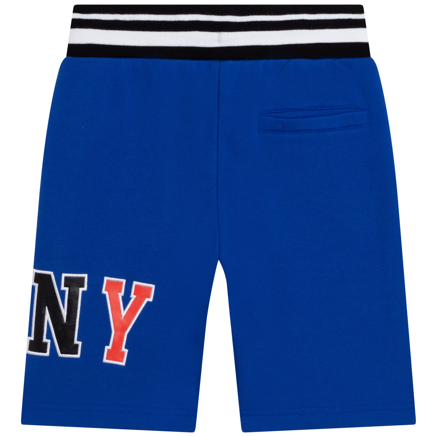 Boys Blue Logo Shorts, 2, hi-res