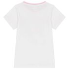 Girls White & Pink Kuromi Shorts Set, 1, hi-res