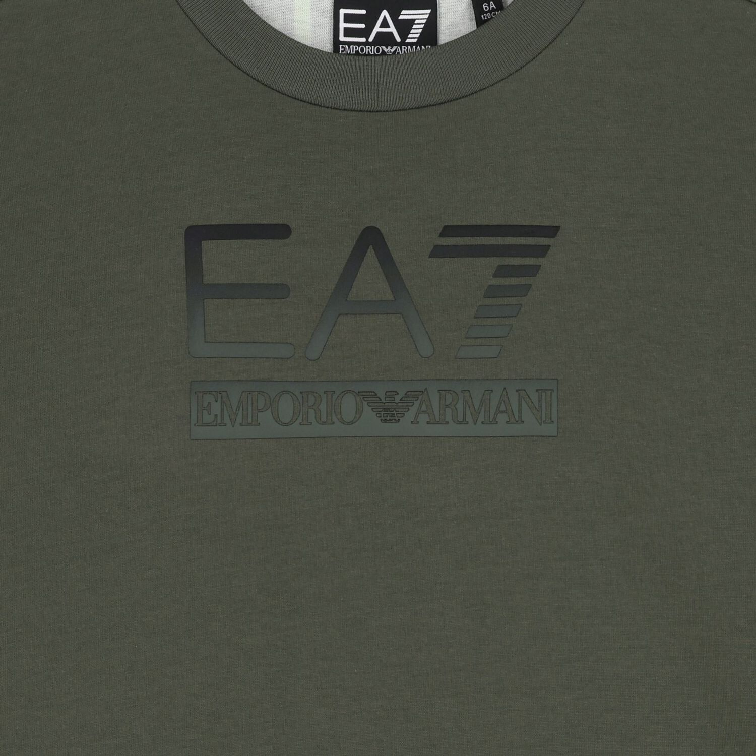 تي شيرت بالشعار باللون الأخضر للأولاد, 1, hi-res