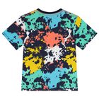 Boys Multi-Coloured Abstract T-Shirt, 1, hi-res
