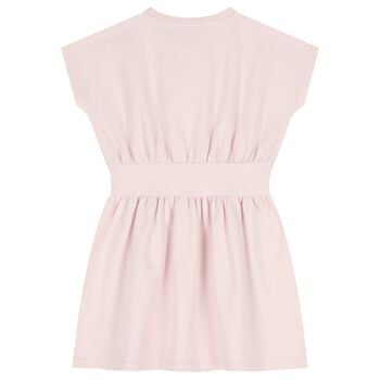 Girls Pink Logo Dress