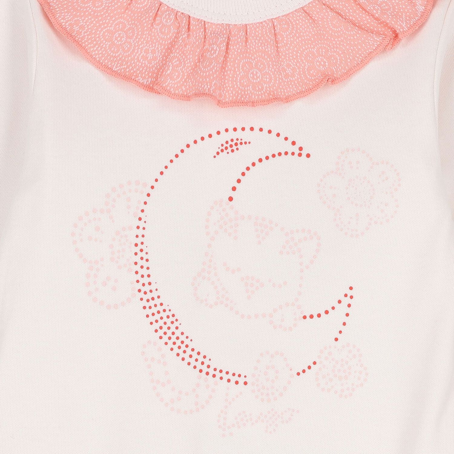 افرول بنات بطبعه نمر باللون الابيض , 1, hi-res