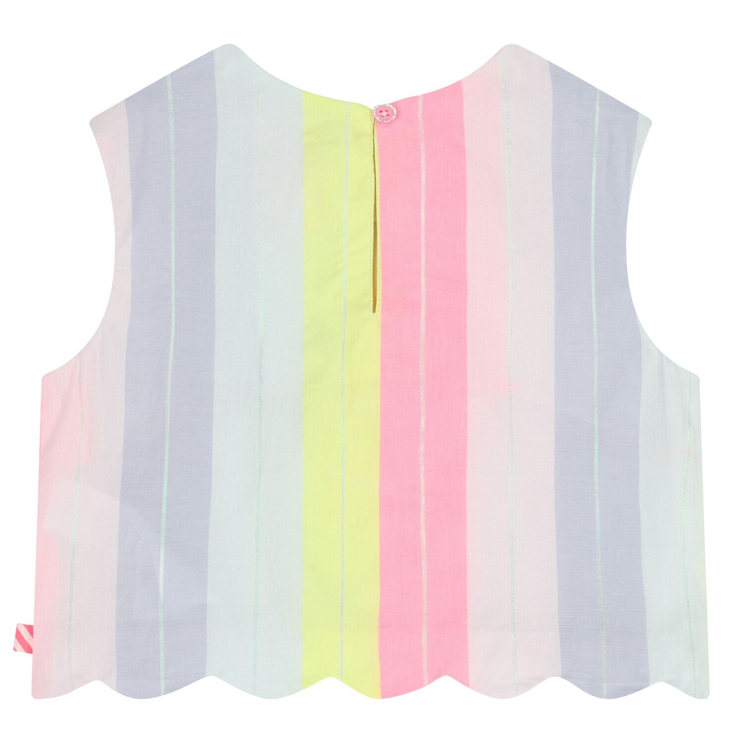 Girls Multi-Coloured Stripes Blouse, 1, hi-res