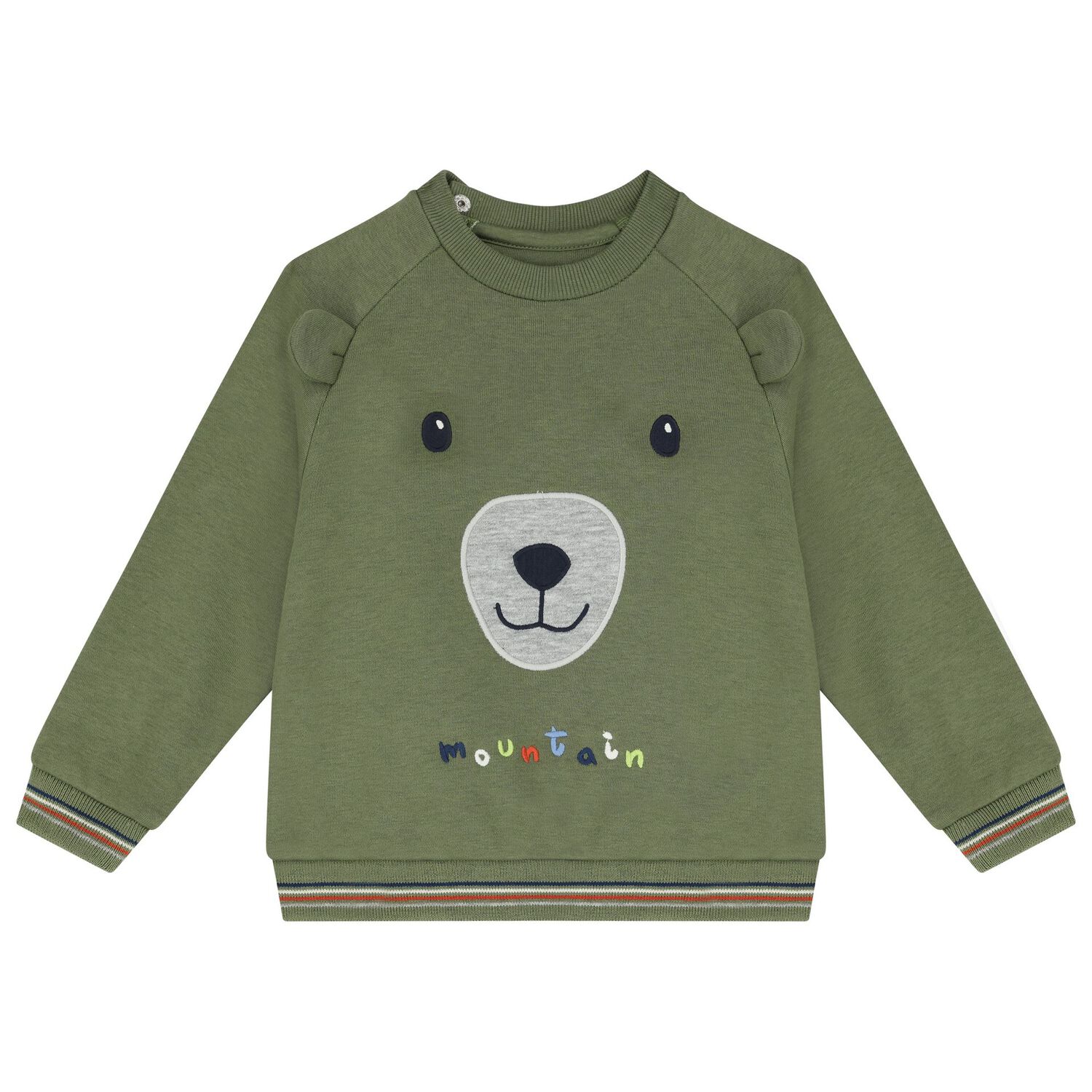 Younger Boys Green, Blue & Grey 3-Piece Tracksuit, 1, hi-res image number null