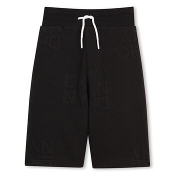 Boys Black Logo Shorts