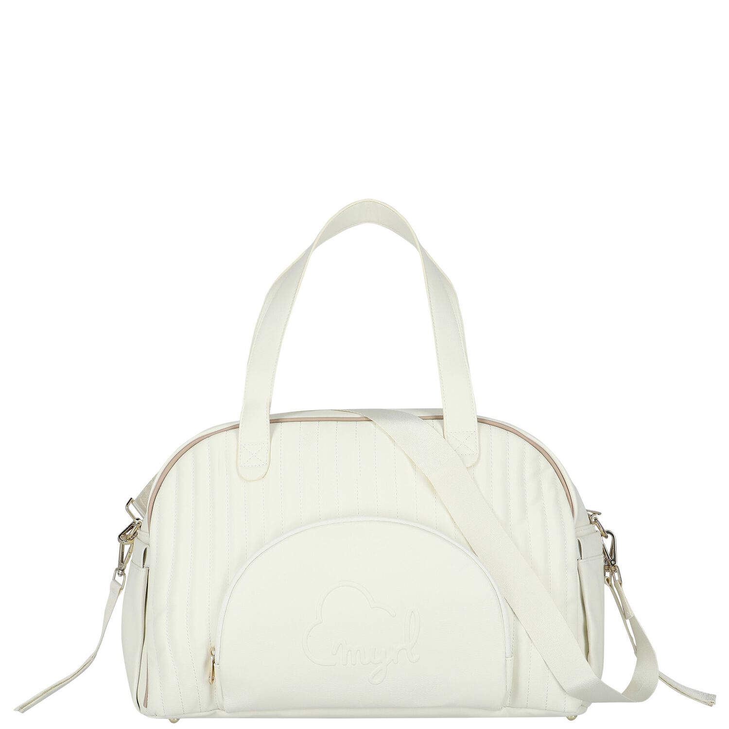 شنطة مواليد مبطنة باللون العاجي للأطفال  , 2, hi-res image number null