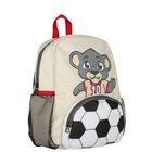 Boys Beige Tiger Backpack, 2, hi-res