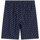 Boys Navy Blue Monogram Swim Shorts, 1, hi-res