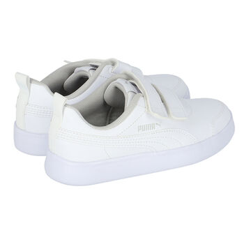 Boys White Courtflex Trainers