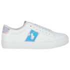 Girls White Logo Trainers, 1, hi-res