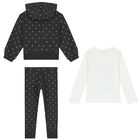 Girls White & Grey 3-Piece Tracksuit, 1, hi-res