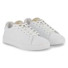 Boys White Logo Trainers, 1, hi-res