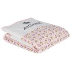 Baby Girls Pink & White Teddy Bear Logo Blanket, 2, hi-res