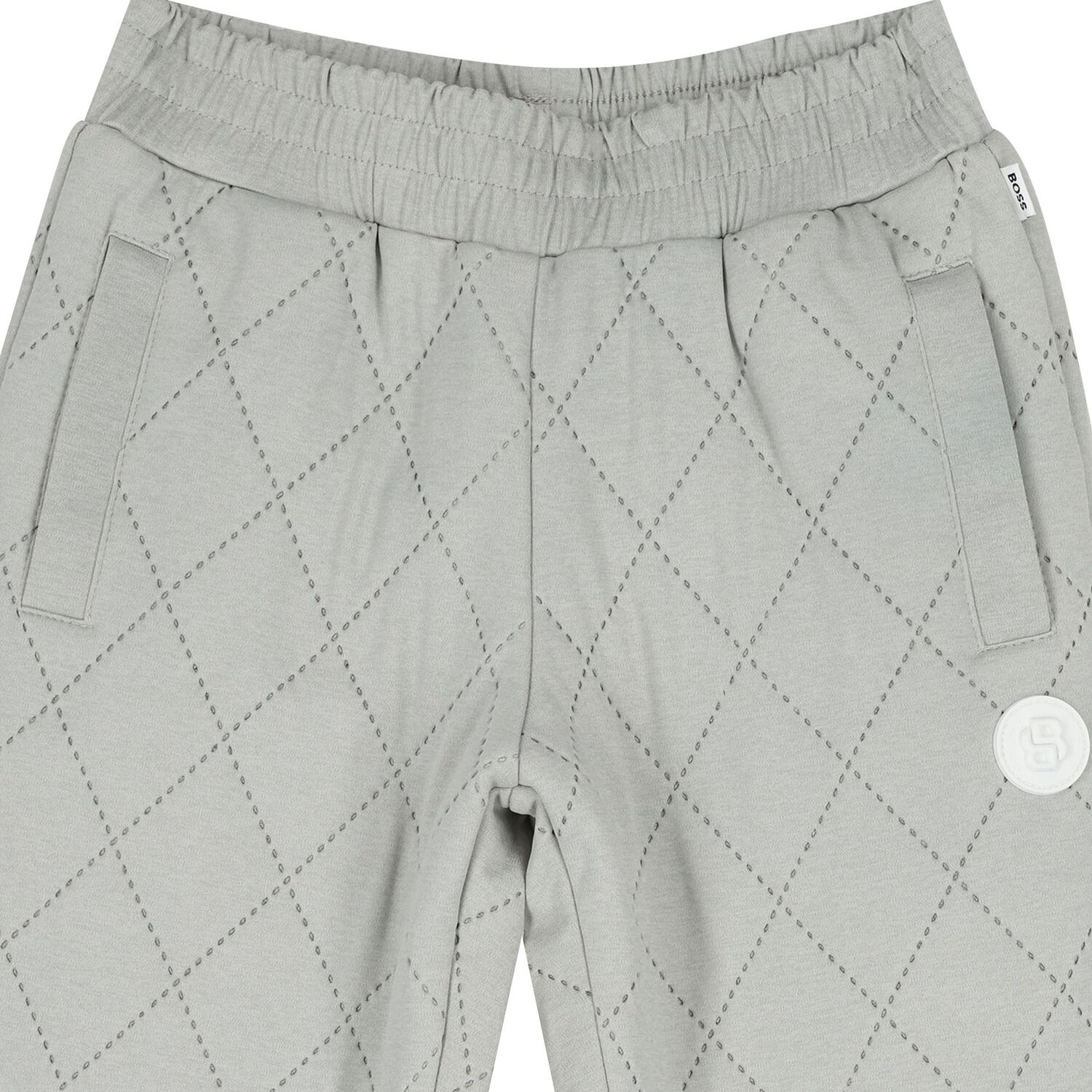 Boys Grey Logo Joggers, 1, hi-res