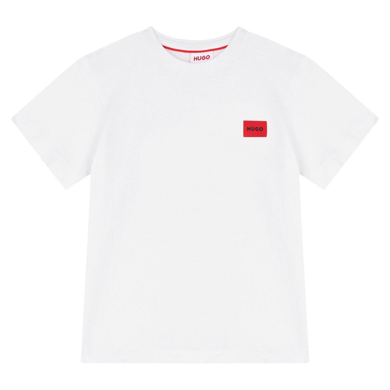 Boys White Logo T-Shirt, 1, hi-res