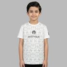 Boys White Logo T-Shirt, 1, hi-res