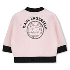 Younger Girls Pink Choupette Tracksuit Set, 1, hi-res