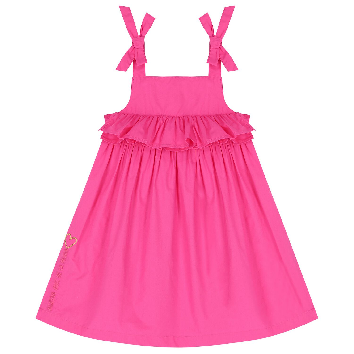 Girls Pink Ruffle dress, 1, hi-res image number null